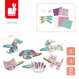 PIESKI I KOTKI zestaw kreatywny do tworzenia biżuterii Brokatowe spinki do włosów Art&Craft