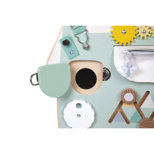 MIŚ duża drewniana tablica manipulacyjna 20 aktywności Pure