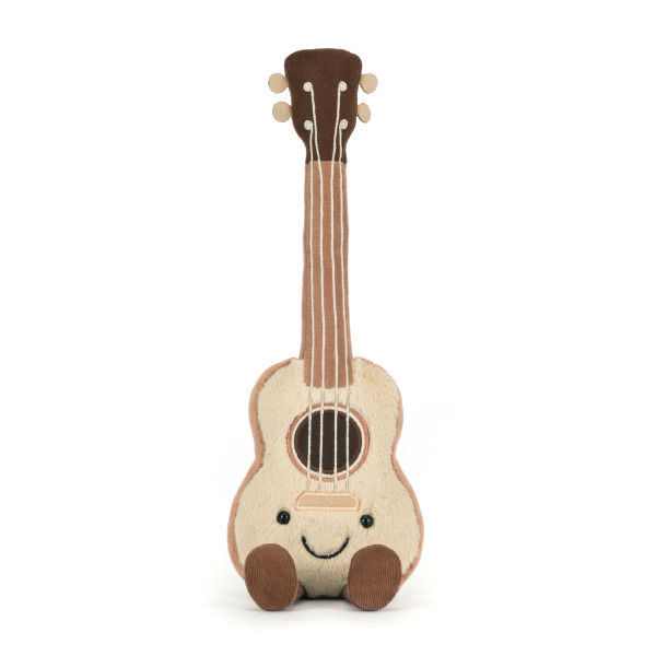 ZABAWNE UKULELE brązowa przytulanka 37 cm Amuse