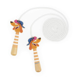 PIESEK skakanka z drewnianymi rączkami Applepop