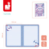 JEDNOROŻCE notatnik w linie z gumką A5 Kraina Snów