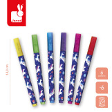 JEDNOROŻCE brokatowe flamastry markery 6 kolorów Kraina Snów