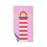 DWUSTRONNY RĘCZNIK PLAŻOWY PlayTowels L 180 x 100 cm Lighthouse Cherry
