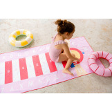 DWUSTRONNY RĘCZNIK PLAŻOWY PlayTowels L 180 x 100 cm Lighthouse Cherry