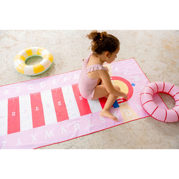 DWUSTRONNY RĘCZNIK PLAŻOWY PlayTowels L 180 x 100 cm Lighthouse Cherry