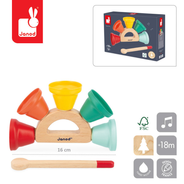 JANCZARY metalowe dzwoneczki instrument Gioia