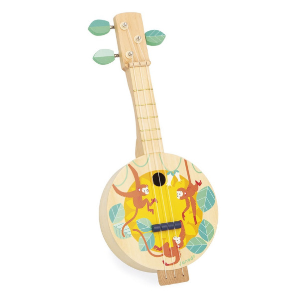 BANJO drewniany instrument Gioia