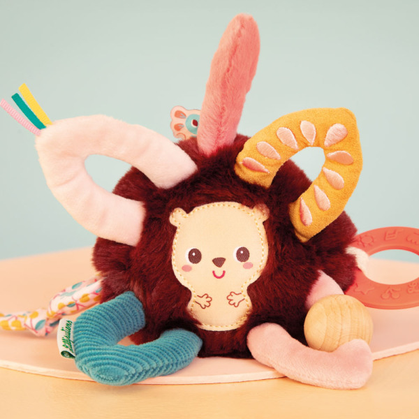 JEŻYK LEON aktywizująca piłeczka wielofunkcyjna