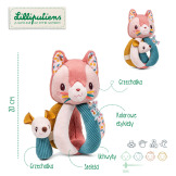 KOTKA JEANNE grzechotka z uchwytami