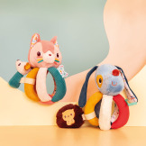 KOTKA JEANNE grzechotka z uchwytami