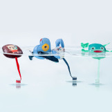 PIESEK JULES zestaw 3 piłeczek do kąpieli z przyssawkami