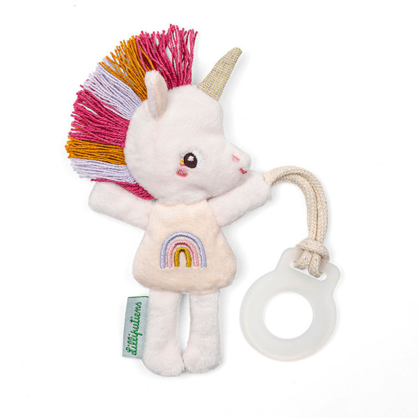 JEDNOROŻEC LENA zawieszka do smoczka świecąca w ciemności nocny mini przyjaciel