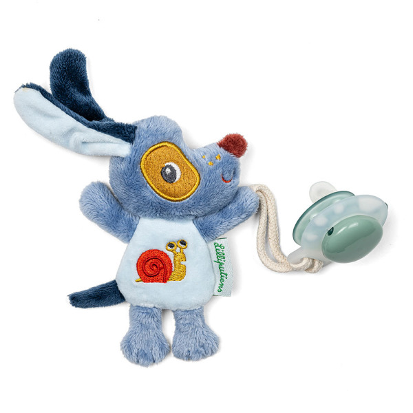 PIESEK JULES zawieszka do smoczka świecąca w ciemności nocny mini przyjaciel