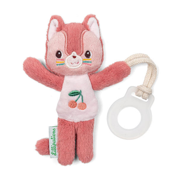 KOTKA JEANNE zawieszka do smoczka świecąca w ciemności nocny mini przyjaciel