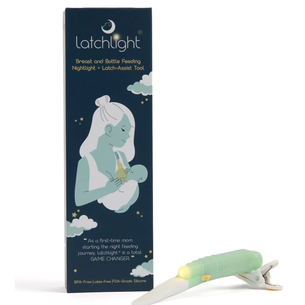 LatchLight innowacyjna niebudząca lampka nocna ułatwiająca karmienie i dbająca o zdrowy sen