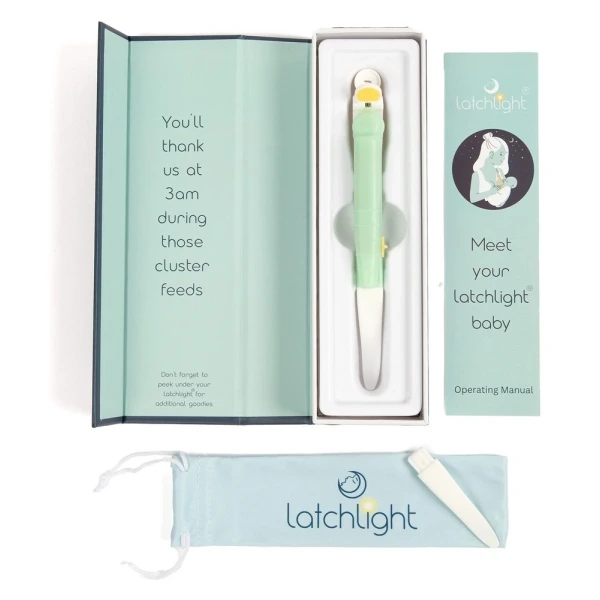 LatchLight innowacyjna niebudząca lampka nocna ułatwiająca karmienie i dbająca o zdrowy sen