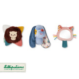 PIESEK JULES multisensoryczny zestaw rozwijający zmysły 3 el.