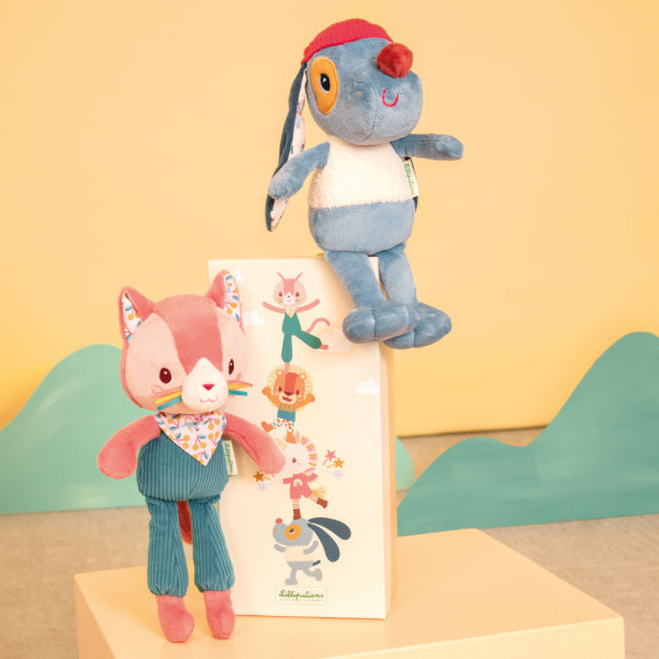 PIESEK JULES przytulanka w ozdobnym pudełku