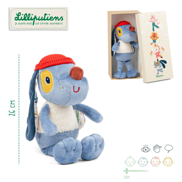 PIESEK JULES przytulanka w ozdobnym pudełku