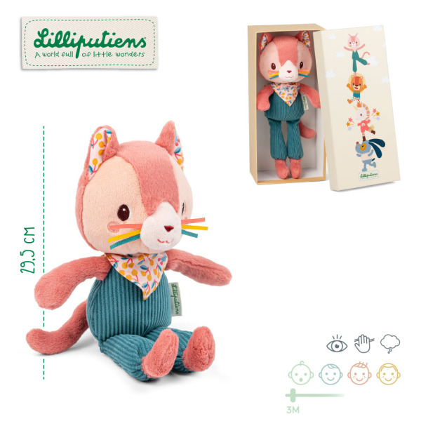 KOTKA JEANNE przytulanka w ozdobnym pudełku