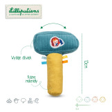 JEŻYK LEON grzechotka materiałowa MŁOTEK