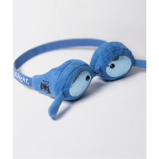 ZABAWNE OKULARY PŁYWACKIE niebieska przytulanka 16 cm Amuse