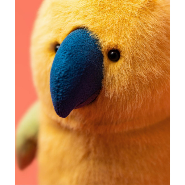 PLUSZOWA PAPUGA żółta przytulanka 26 cm