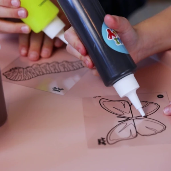 ROBAKI zestaw kreatywny 6 kolorów Tubi Jelly