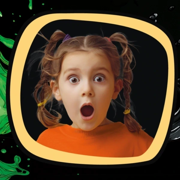 JIGGLY SLIME FLUO GLOW pomarańczowa masa świecąca w ciemności 430g