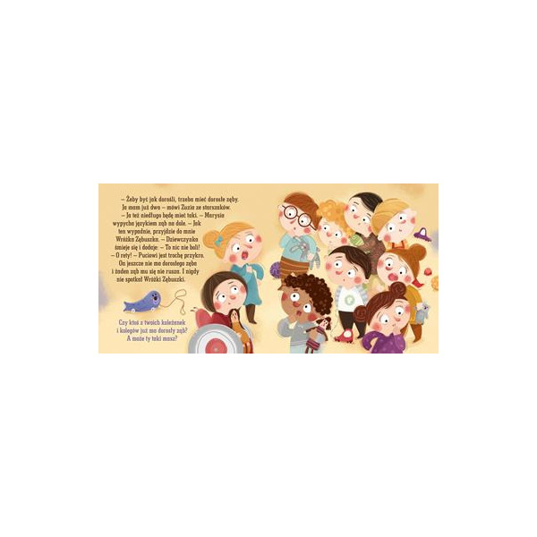 PUCIO I WRÓŻKA ZĘBUSZKA książka kartonowa Marta Galewska-Kustra