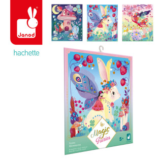 WRÓŻKI zestaw artystyczny Czarodziejskie cyrkonie Magic Fairies 5+