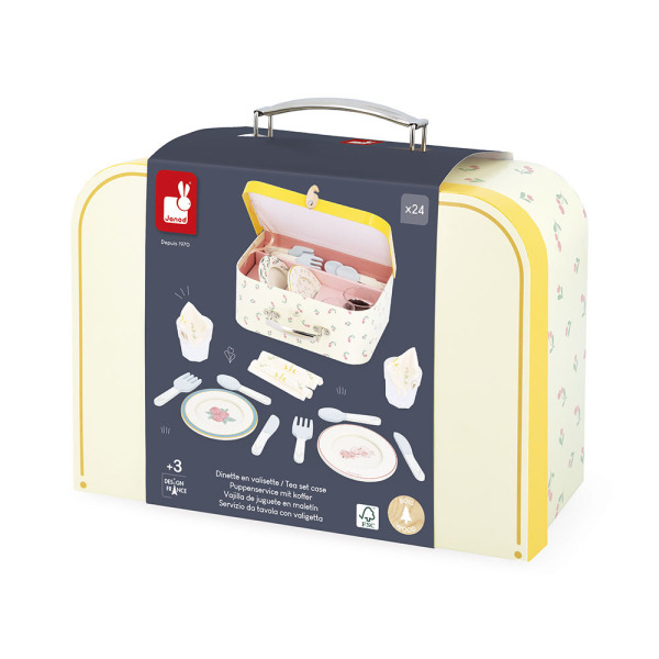 ZESTAW PIKNIKOWY w walizce z akcesoriami 24 el. Shiny Grandma 3+