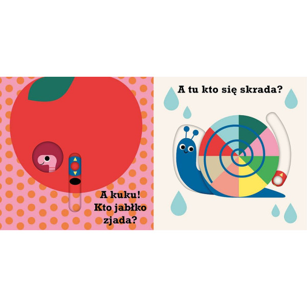 A KUKU! JABŁKO książeczka z ruchomymi obrazkami Camilla Reid, Ingela P. Arrhenius