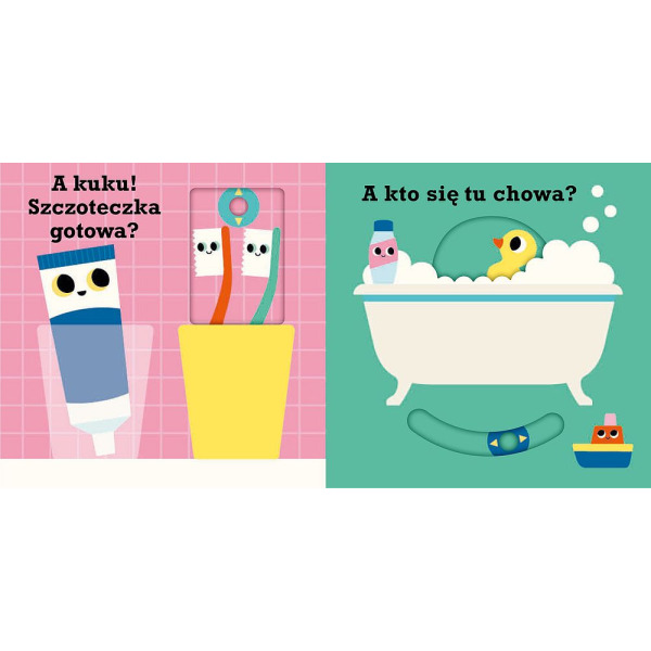 A KUKU! DOBRANOC książeczka z ruchomymi obrazkami Camilla Reid, Ingela P. Arrhenius