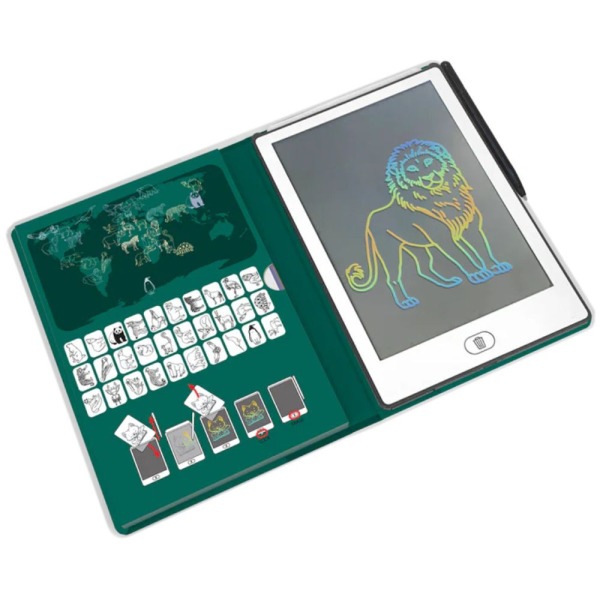 Zwierzęta dookoła świata KIDYDRAW-MINI podświetlany tablet do rysowania pad z ekranem LCD