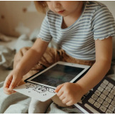 Dinozaury KIDYDRAW-MINI podświetlany tablet do rysowania pad z ekranem LCD