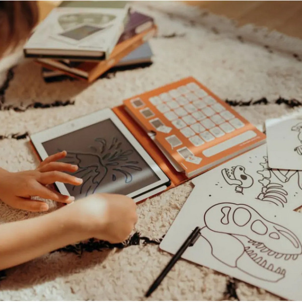 Dinozaury KIDYDRAW-MINI podświetlany tablet do rysowania pad z ekranem LCD