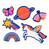 MAGICZNE JEDNOROŻCE tekturowe puzzle podłogowe z unikalnymi kształtami 25 el. 3+