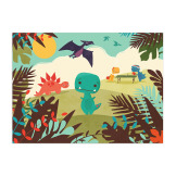 TINY T-REX tekturowe puzzle Dinozaury 48 el. 3+