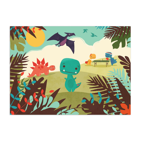 TINY T-REX tekturowe puzzle Dinozaury 48 el. 3+