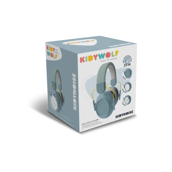 KIDYNOISE ochronniki słuchu dla dzieci słuchawki wygłuszające - niebieskie