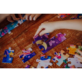 MAGICZNE JEDNOROŻCE tekturowe puzzle 100 el. 5+