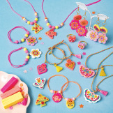 KLEJNOTY PRZYJAŹNI zestaw kreatywny do tworzenia biżuterii dla przyjaciółek JANOD 8+