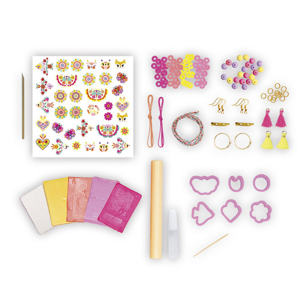 KLEJNOTY PRZYJAŹNI zestaw kreatywny do tworzenia biżuterii dla przyjaciółek JANOD 8+