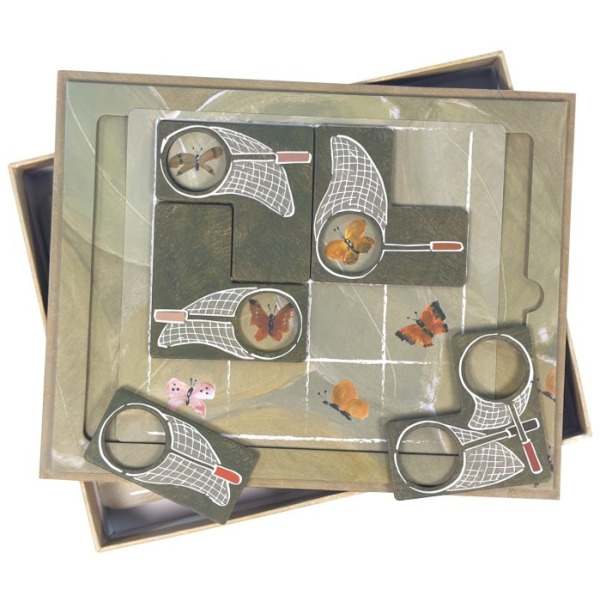 MOTYLKI magnetyczna gra logiczna 4+