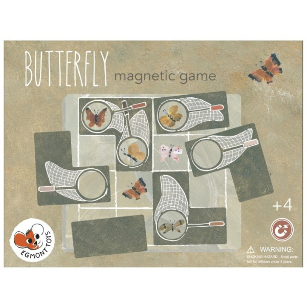 MOTYLKI magnetyczna gra logiczna 4+