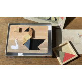 TANGRAM magnetyczna gra logiczna 5+