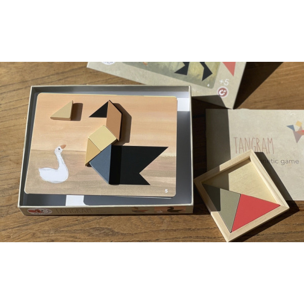 TANGRAM magnetyczna gra logiczna 5+