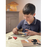 TANGRAM magnetyczna gra logiczna 5+