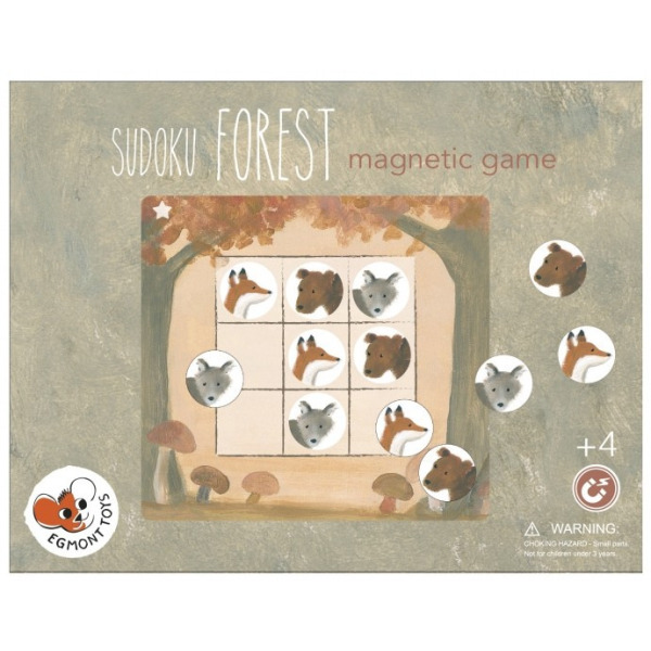 LAS SUDOKU magnetyczna gra logiczna 4+
